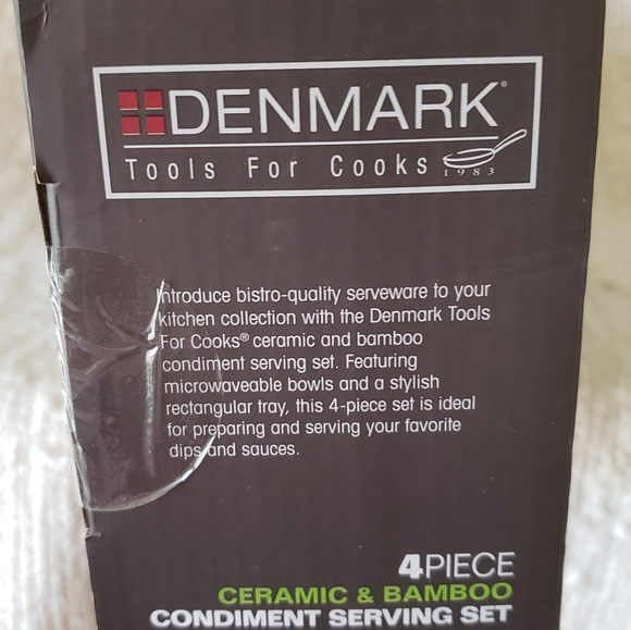 4 PIECE CONDIMENT SERVING SET - Picture 5 of 8